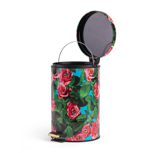 SELETTI - Dustbin 12L - Roses