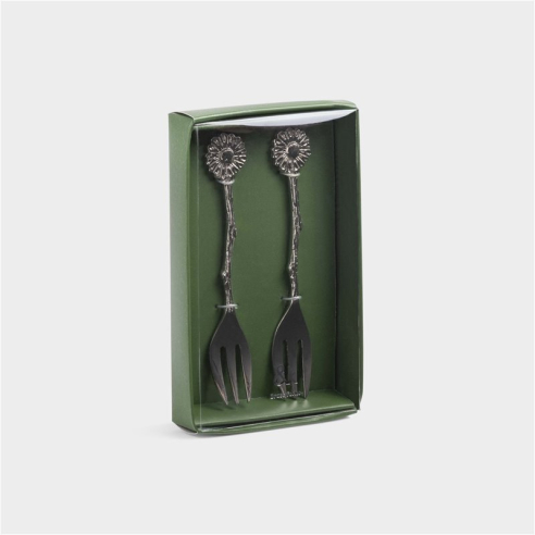 &Klevering - Fork daisy silver set of 2