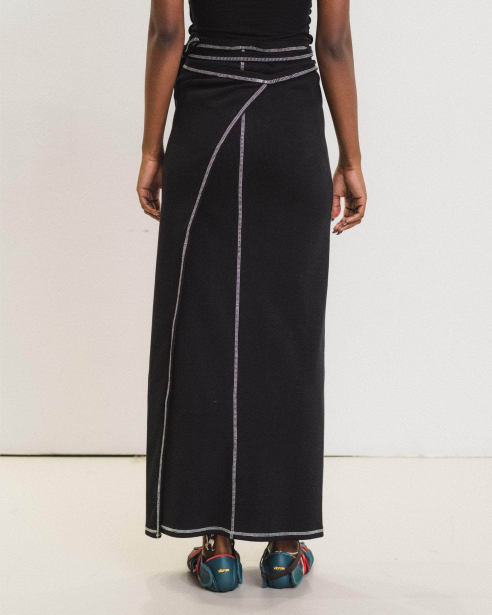 BASERANGE - Brig Skirt - Ribbed Organic Cotton Jersey