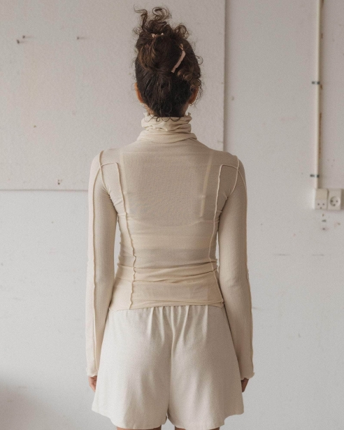 BASERANGE - Omato Turtleneck - Off-White