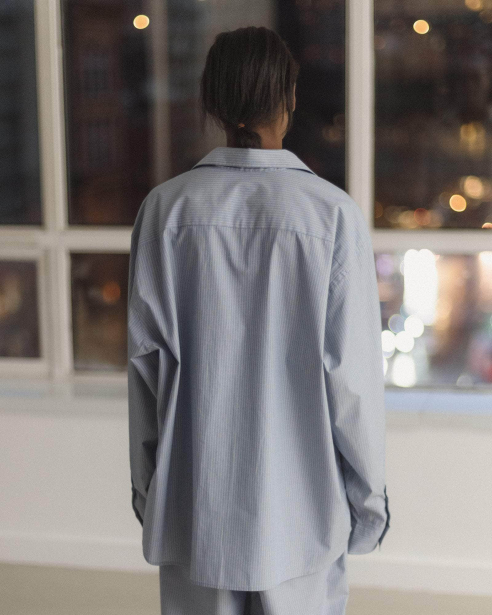 BASERANGE - Claude Shirt - Organic Cotton Poplin