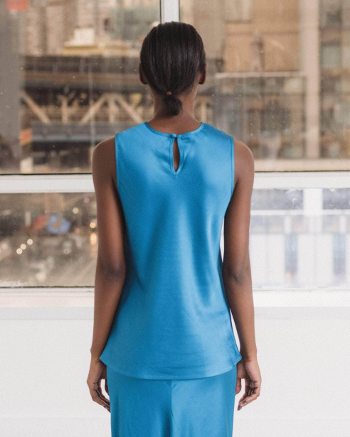 BASERANGE - Dydine Tank Top - Ecovero Satin