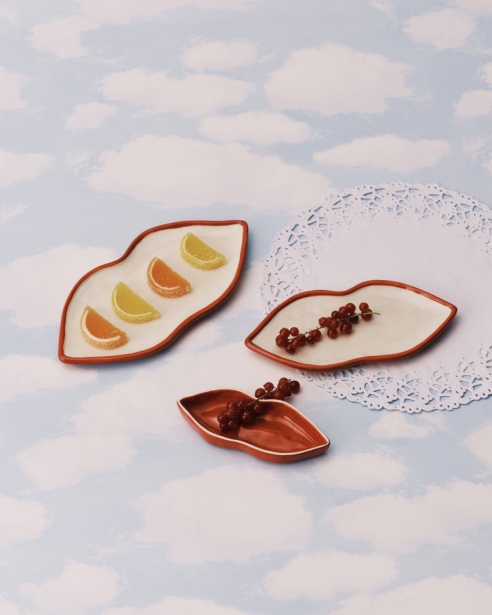 SERAX - Set di piatti da portata/3 Lips Les Objets Mouleversants