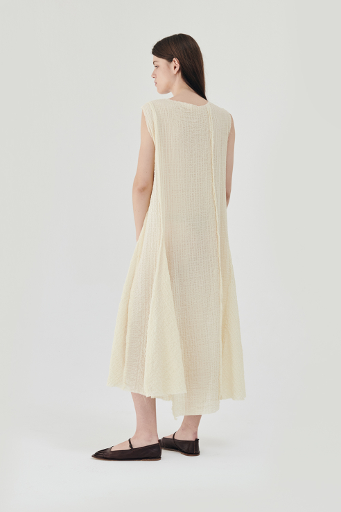 MUNDAKA - Crinckled cotton dress