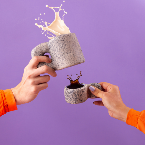 SELETTI - Newlithic Set of 2 Coffee cups