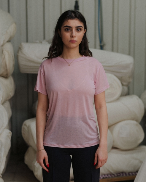 BASERANGE - Tee Shirt - Doro Pink