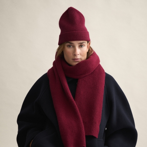LE BONNET - SCARF - Wine