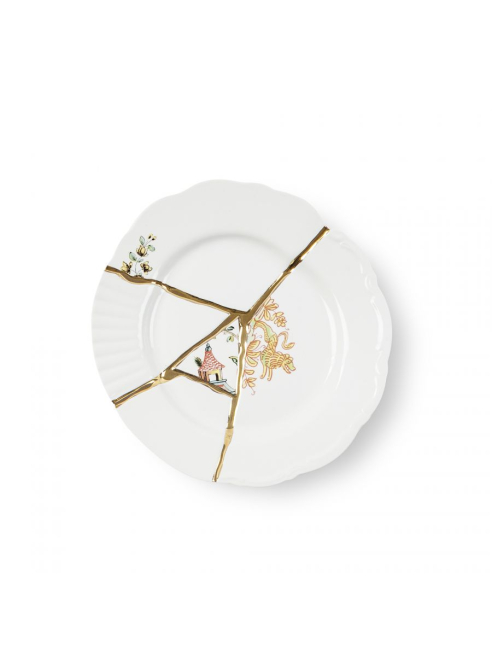 SELETTI - Kintsugi Dessert plate