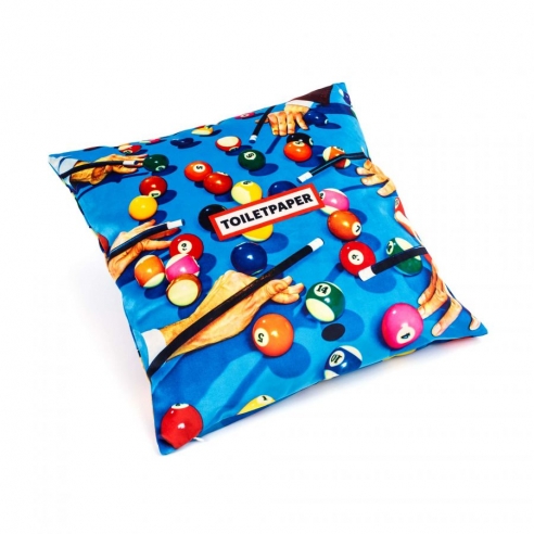 SELETTI - Cushion Snooker With Plume Padding